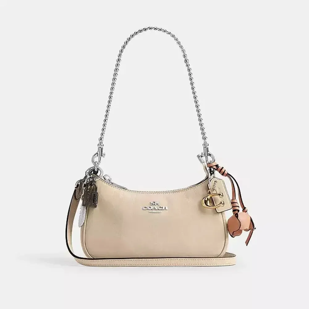 B5-006 COACH Teri Mini Crossbody Bag Charm 2WAY Shoulder Ivory CDW67 NWT